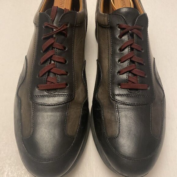 PAUL FREDRICK Men’s Leather Sneakers with Leather Lining and Cushioned Insole 8 - Picture 6 of 11